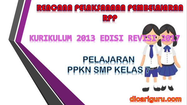 rpp pkn smp kelas 7