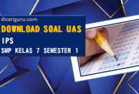 Soal Sumatif PAS/UAS IPS Kelas 7 Semester 1