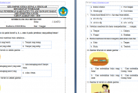 Soal UTS Bahasa Indonesia Kelas 1 SD SD