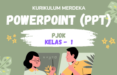 Materi Powerpoint (PPT) PJOK Kelas 1 Kurikulum Merdeka